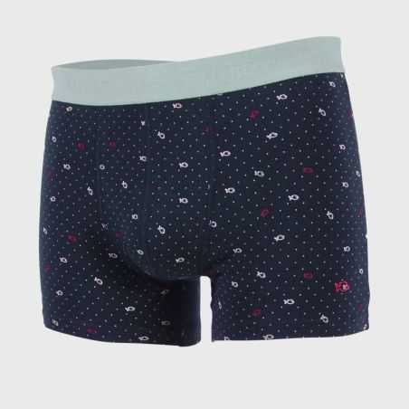 Boxer "TOCO" motif toucan - 95% Coton bio - GOTS