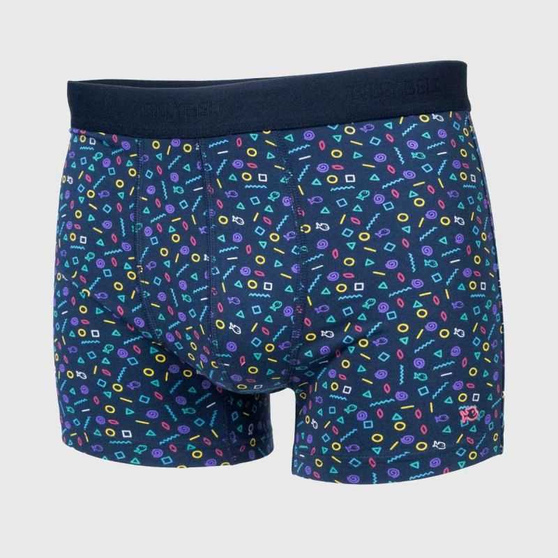 Boxer "BACK TO 80'S" - 95% Coton bio - GOTS