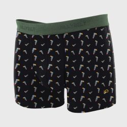 Boxer "TOTEM" motif toucan - 95% Coton bio - GOTS