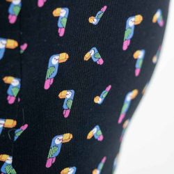 Boxer "TOTEM" motif toucan - 95% Coton bio - GOTS