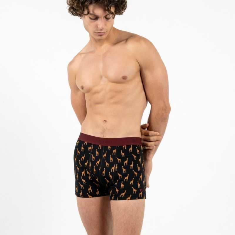 Boxer "GIRAFE" - 95% Coton bio - GOTS