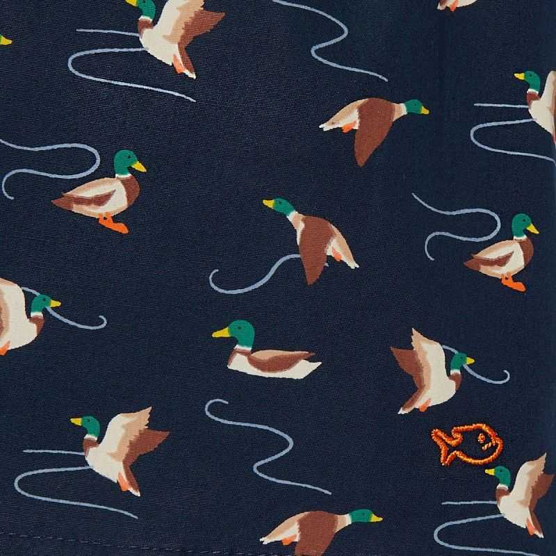 Caleçon "DUCKY" motif canards - 100% Coton bio - GOTS