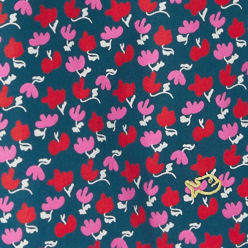 Caleçon "TULULUP" motif floral - 100% Coton bio - GOTS