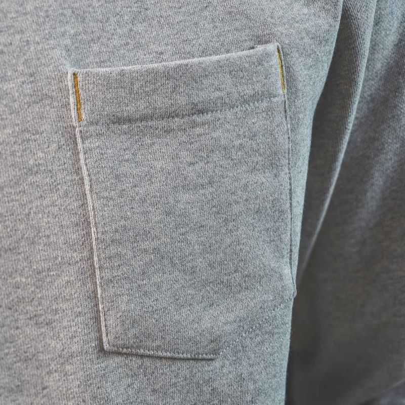 Sweatshirt poche poitrine - 100% Coton bio - GOTS