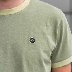 T-shirt "RINGER" jersey flammé - 100% Coton bio - GOTS