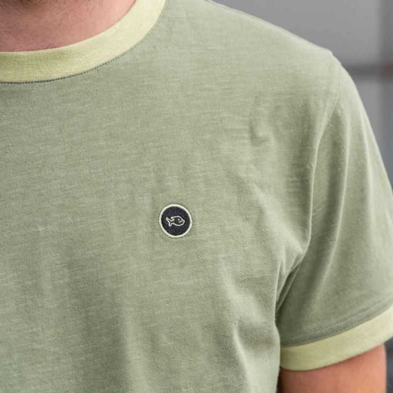 T-shirt "RINGER" jersey flammé - 100% Coton bio - GOTS