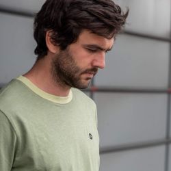 T-shirt "RINGER" jersey flammé - 100% Coton bio - GOTS