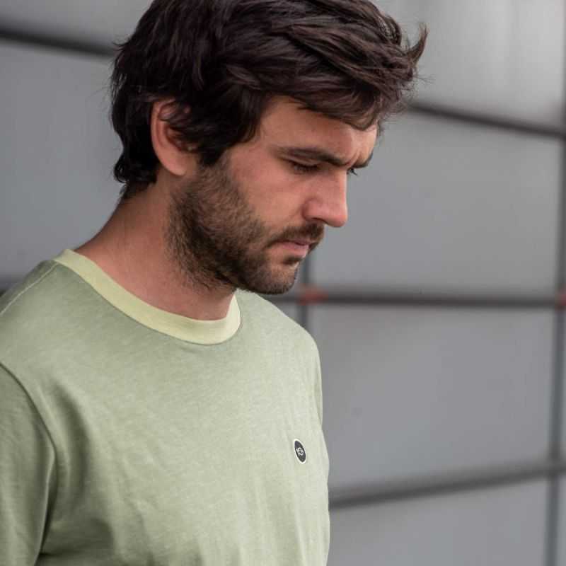 T-shirt "RINGER" jersey flammé - 100% Coton bio - GOTS