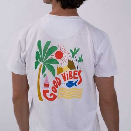 T-shirt "GOOD VIBES" - 100% Coton bio - GOTS