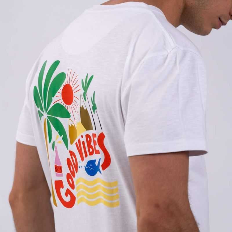 T-shirt "GOOD VIBES" - 100% Coton bio - GOTS