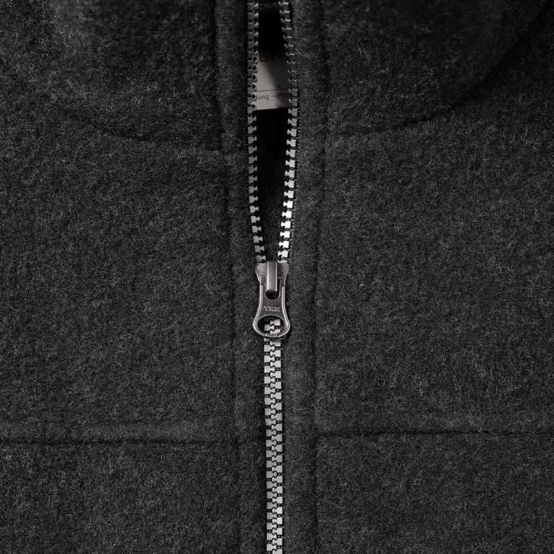 Veste polaire zippée homme - 100% Laine vierge bio - IVN BEST