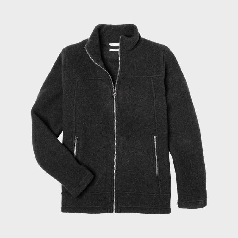 Veste polaire zippée homme - 100% Laine vierge bio - IVN BEST