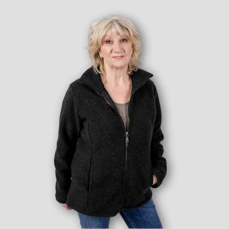 Veste polaire cintrée - 100% Laine vierge bio - IVN BEST Veste polaire cintrée - 100% Laine vierge bio - IVN BEST