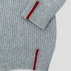 Pull col troyer homme - 80% Laine vierge bio et 20% soie (upcyclé)