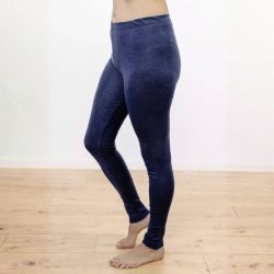 Legging femme - 70% Laine vierge & 30% Soie - GOTS