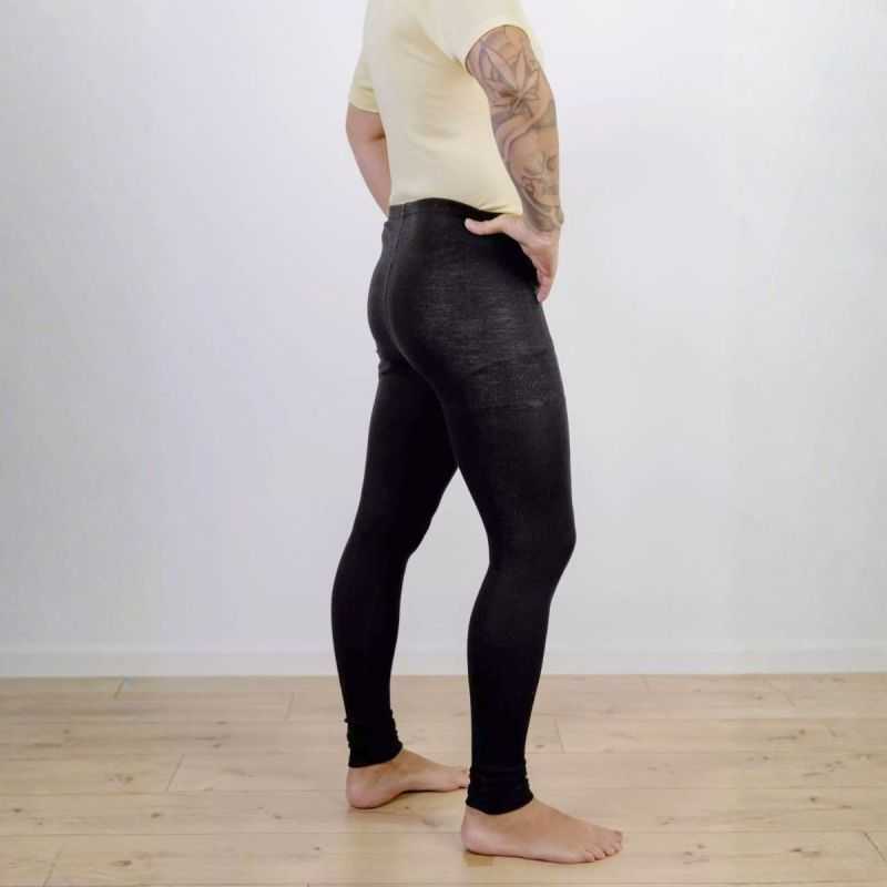 Caleçon long - 70% Laine vierge bio & 30% Soie - GOTS