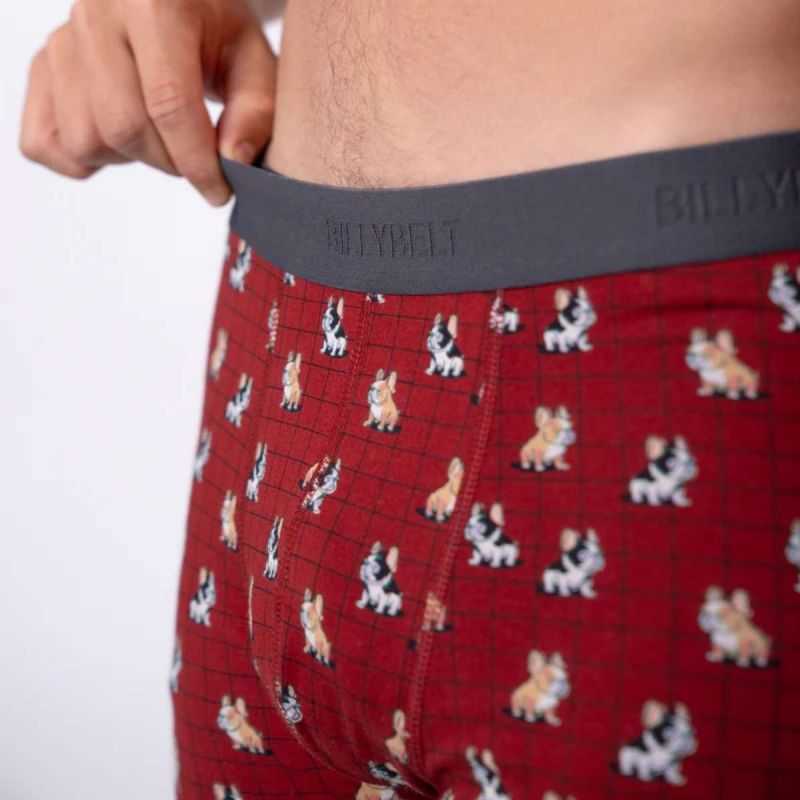 Boxer "MARCEL" motif chien - 95% Coton bio - GOTS