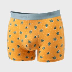 Boxer "SAGUARO" motif cactus - 95% Coton bio - GOTS