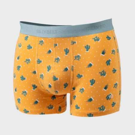 Boxer "SAGUARO" motif cactus - 95% Coton bio - GOTS