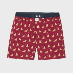 Caleçon "WALRUS" motif morse - 100% Coton biologique - GOTS