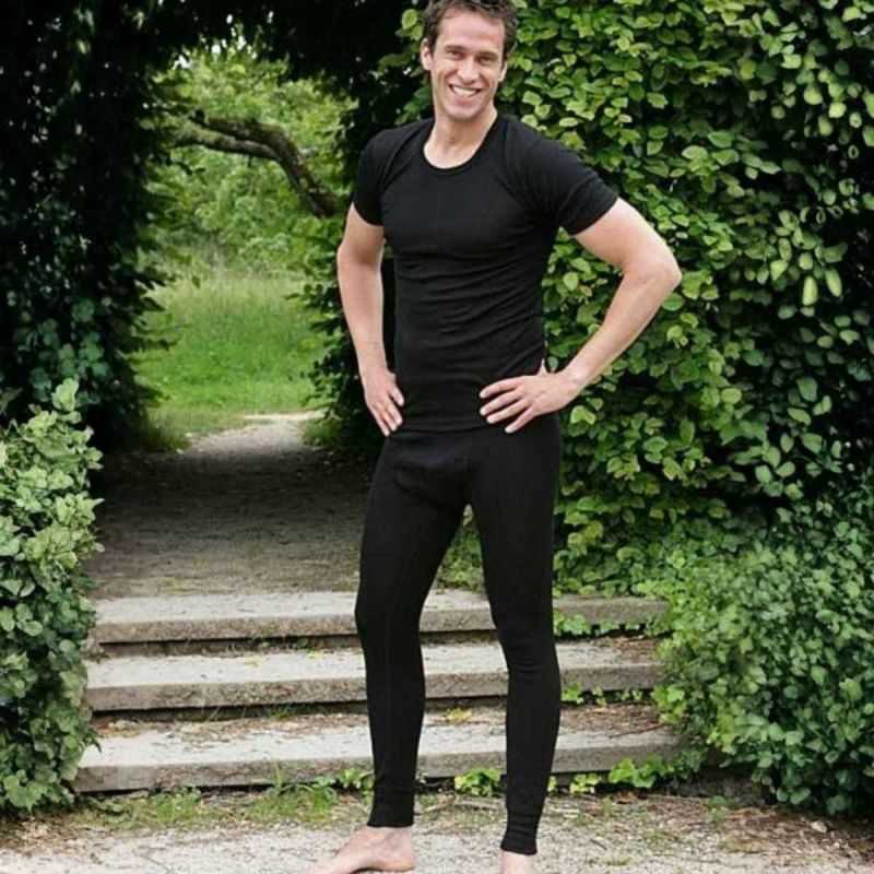 Caleçon long - 70% Laine vierge bio & 30% Soie - GOTS