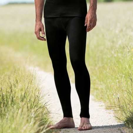 Caleçon long homme - 70% Laine vierge bio & 30% Soie - GOTS