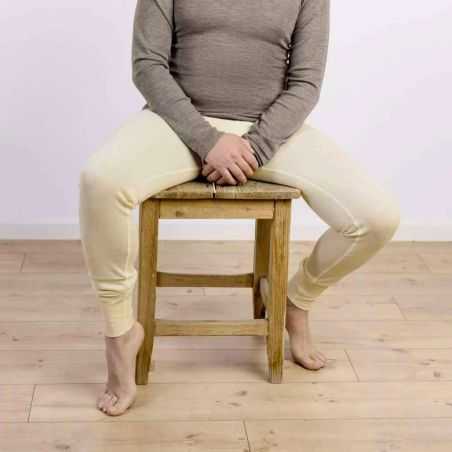 Caleçon long - 70% Laine vierge bio & 30% Soie - GOTS