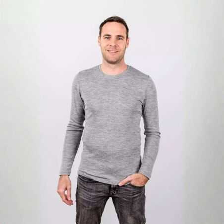 Tricot de peau manches longues - 70% Laine vierge bio et 30% Soie - GOTS