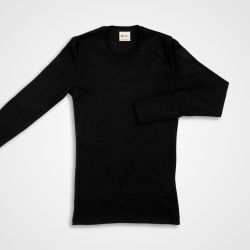 Tricot de peau manches longues - 70% Laine vierge bio et 30% Soie - GOTS
