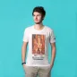Tee-shirt blanc coton bio Henri VIII Tee-shirt blanc coton bio Henri VIII