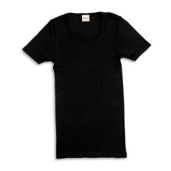 Tricot de peau manches courtes - Laine vierge bio & Soie
