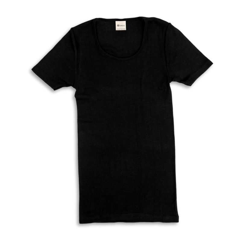 Tricot de peau manches courtes - Laine vierge bio & Soie