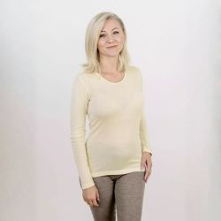 Tricot de peau manches longues - 70% Laine vierge bio 30% soie