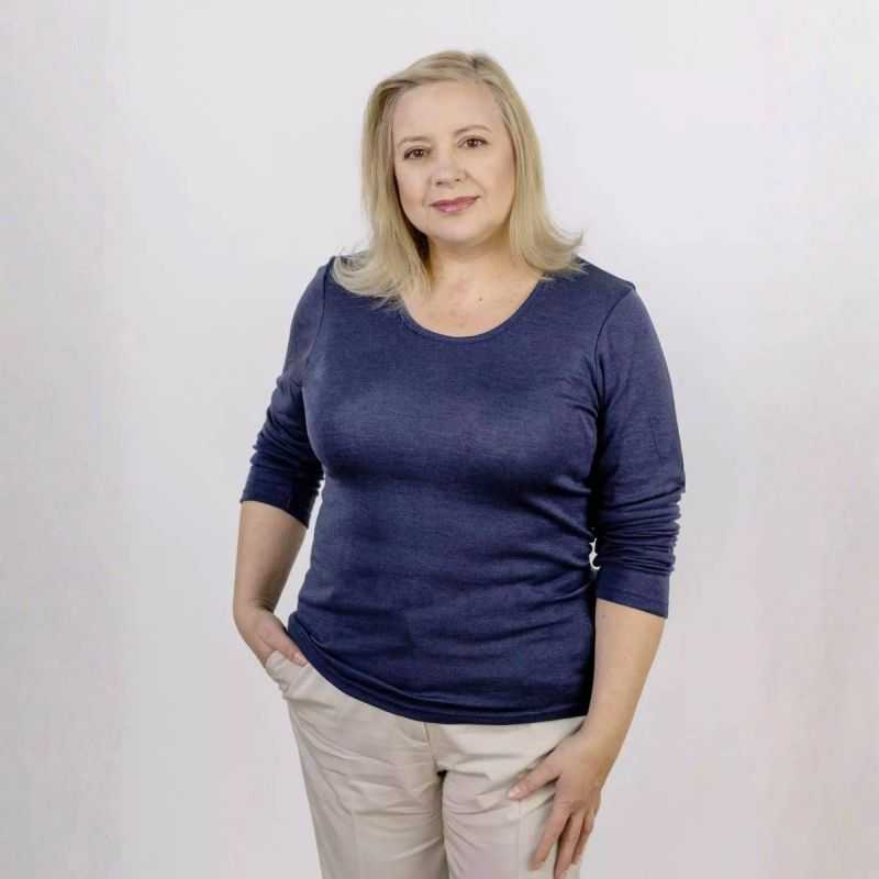 Tricot de peau manches longues - 70% Laine vierge bio 30% soie