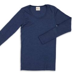Tricot de peau manches longues - 70% Laine vierge bio 30% soie