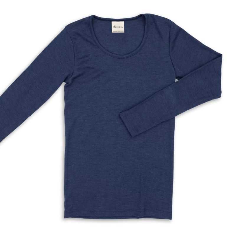 Tricot de peau manches longues - 70% Laine vierge bio 30% soie