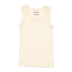 Tricot de peau enfant débardeur - 70% Laine vierge bio & 30% Soie - GOTS