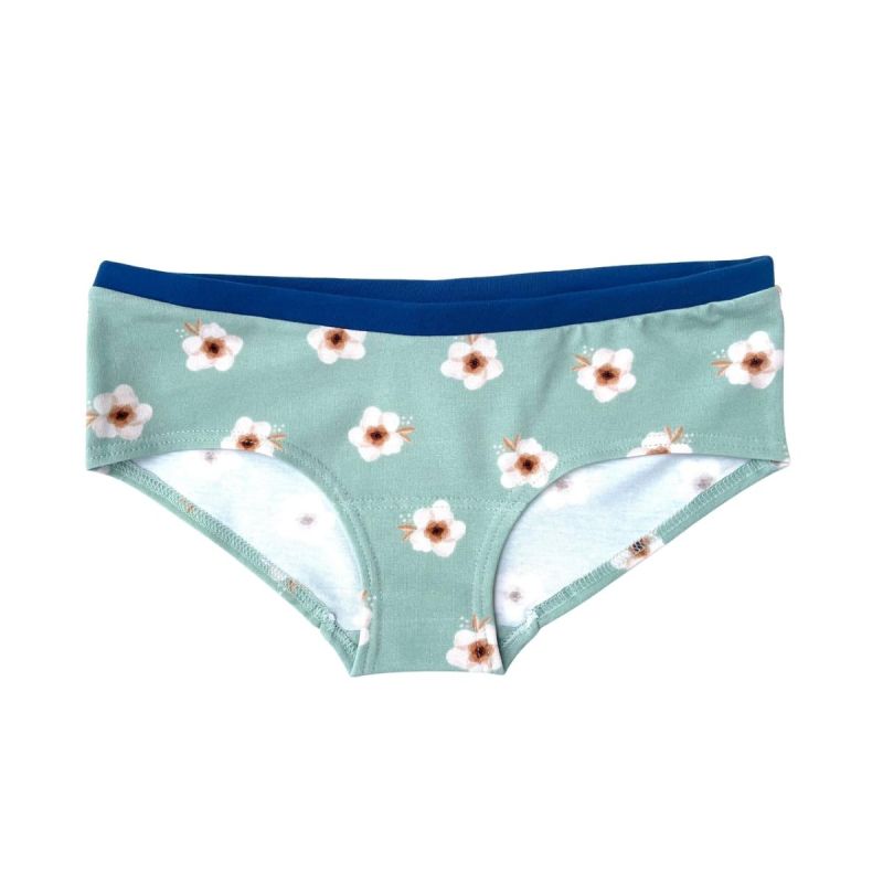 Culotte "FLEURS DE COTON" motif floral - Coton bio