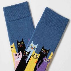 Chaussettes "CatsGang" - Coton bio