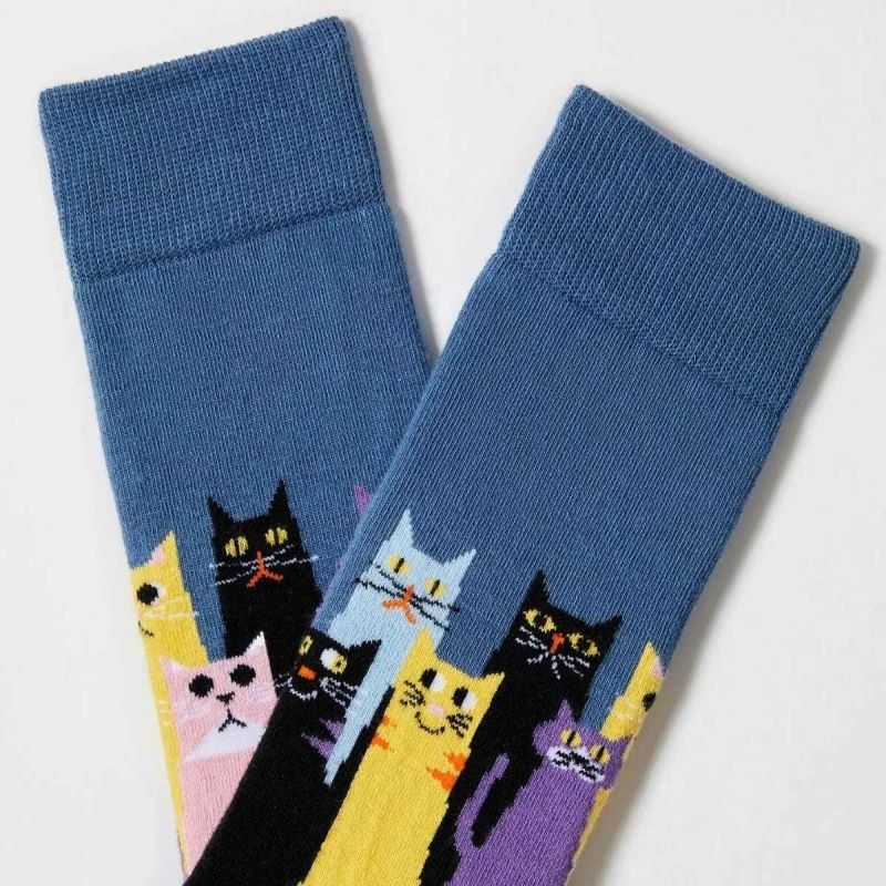 Chaussettes "CatsGang" - Coton bio
