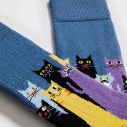 Chaussettes "CatsGang" - Coton bio