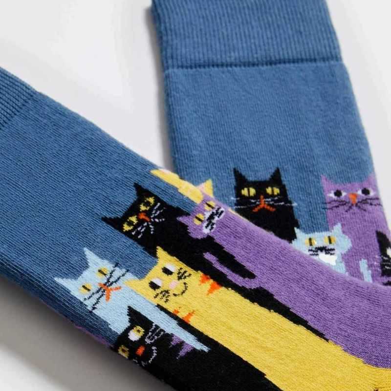 Chaussettes "CatsGang" - Coton bio