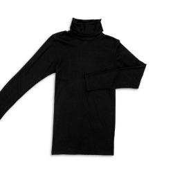Sous-pull col roulé - 70% Laine vierge bio & 30% Soie