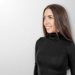Sous-pull col roulé - 70% Laine vierge bio & 30% Soie