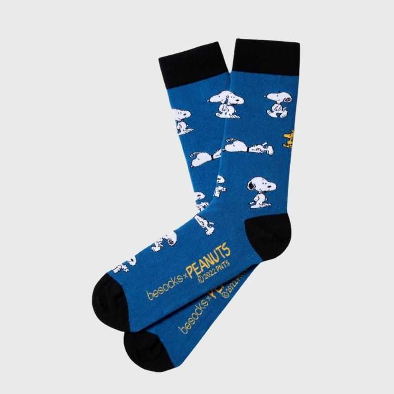 Chaussettes "Snoopy Blue" - Coton bio