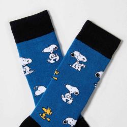 Chaussettes "Snoopy Blue" - Coton bio
