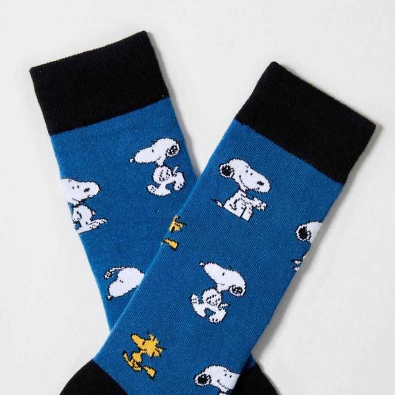 Chaussettes "Snoopy Blue" - Coton bio