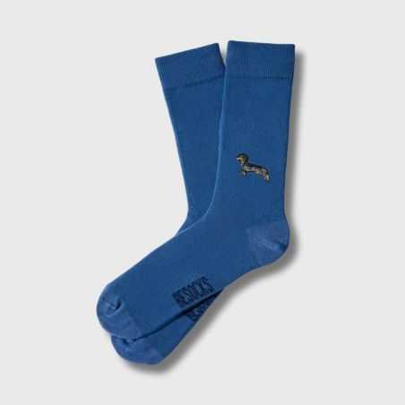 Chaussettes "Pets" motif brodé - Coton bio