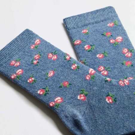 Chaussettes "Floral" - Coton bio