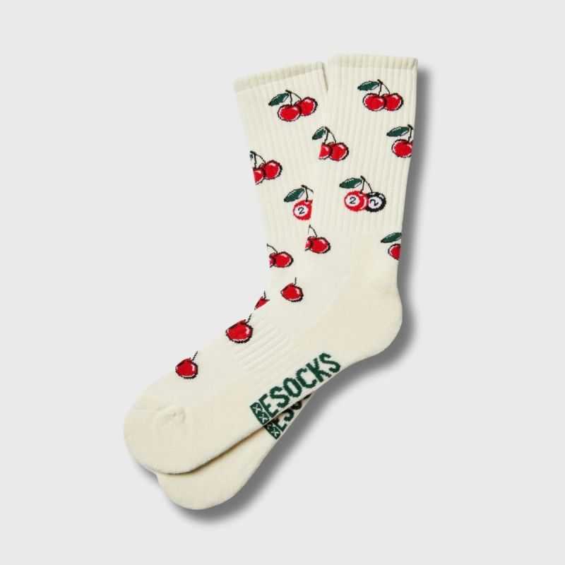 Chaussettes "Cerises" - Coton bio